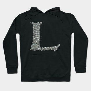 Skull Alphabet L Hoodie